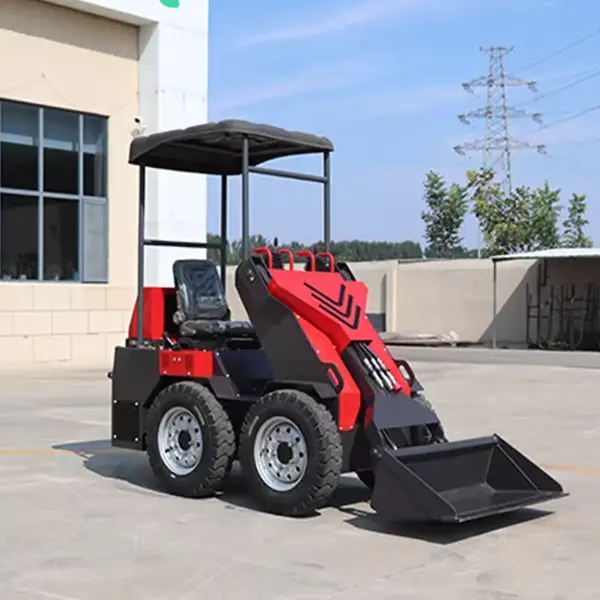 Mini skid steer loader elettriku ta 'qawwa għolja
